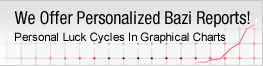 We Offer Personalized Bazi Reports!